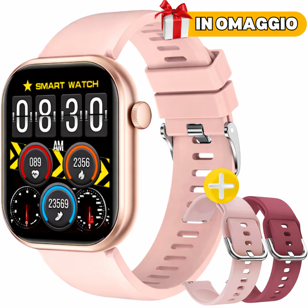 Smartwatch con cinturini regalo in omaggio